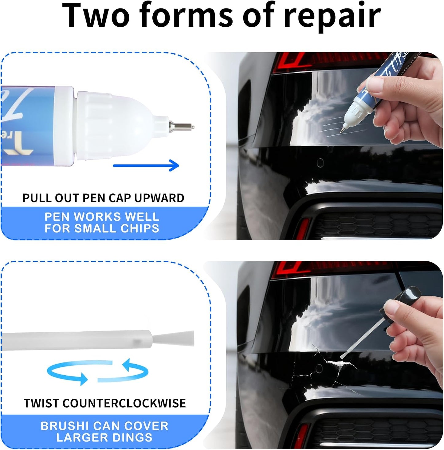 212 Obsidian Touch Up Paint for Lexus Match, Car Paint Scratch Repair kit, 2 in 1 Scratch Remover Pen with Color-Matched Rapid Drying of Paint Coating
