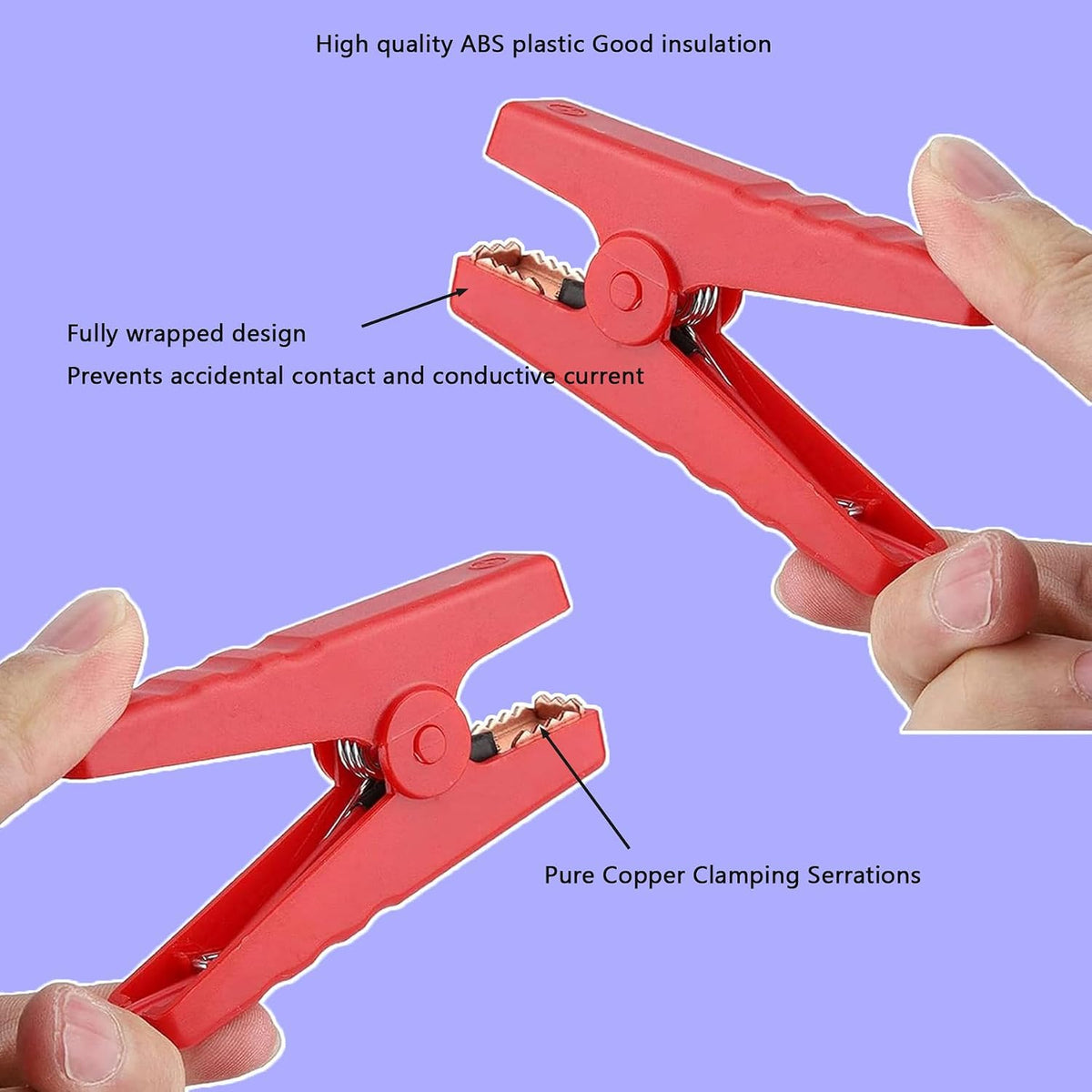 Alligator Clip car Jump Start Cable car Dead Battery Emergency Wire