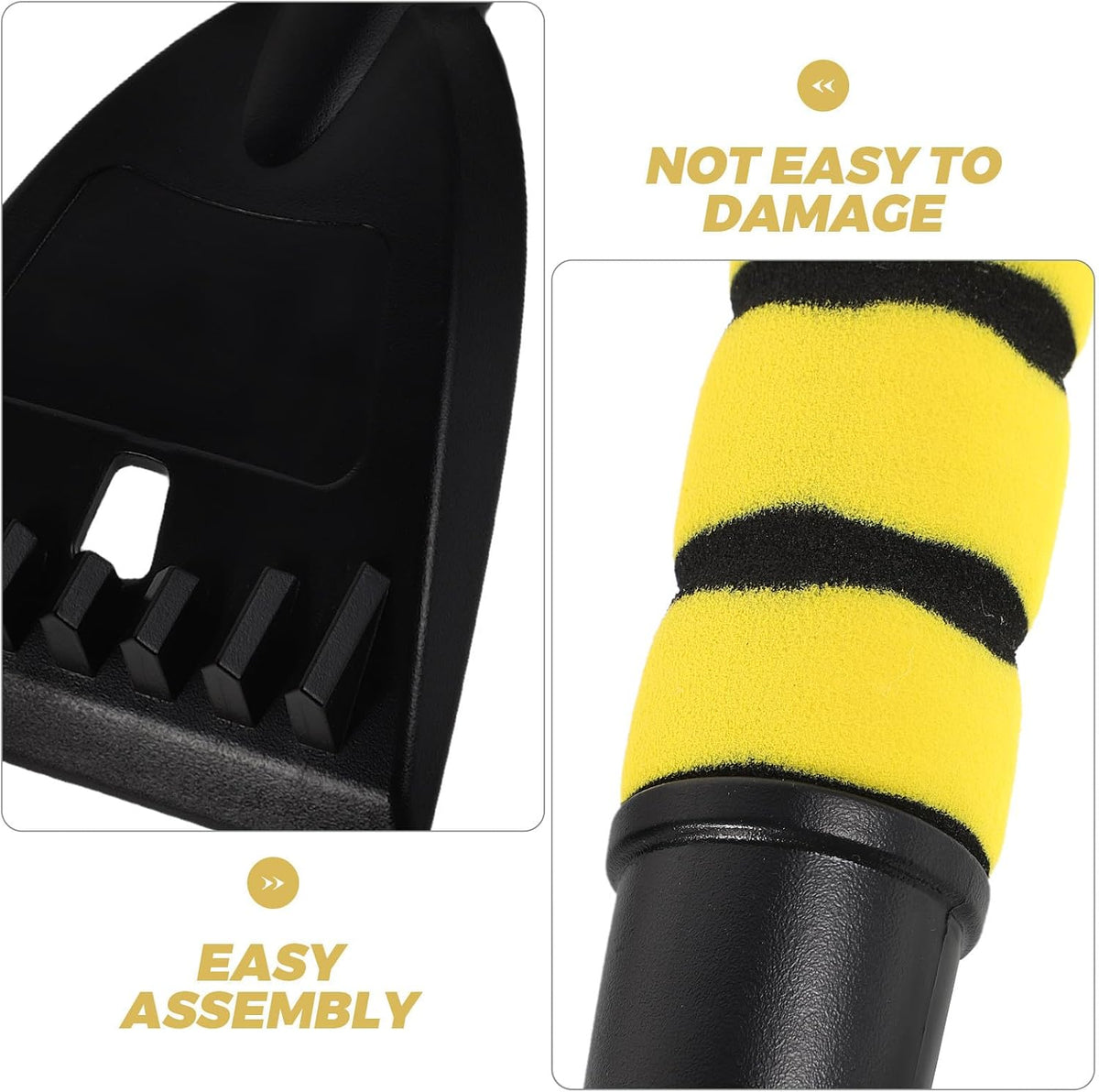 Luxshiny Ice Scraper Snow Brush for Car Winter Snow Removal Tool