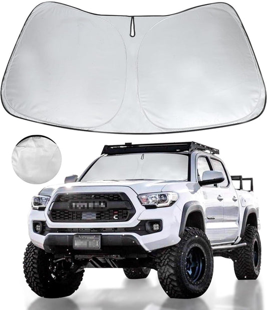 Car Windshield Sun Shade Fit 2026-2016 Toyota Tacoma 2Dr 4Dr Truck