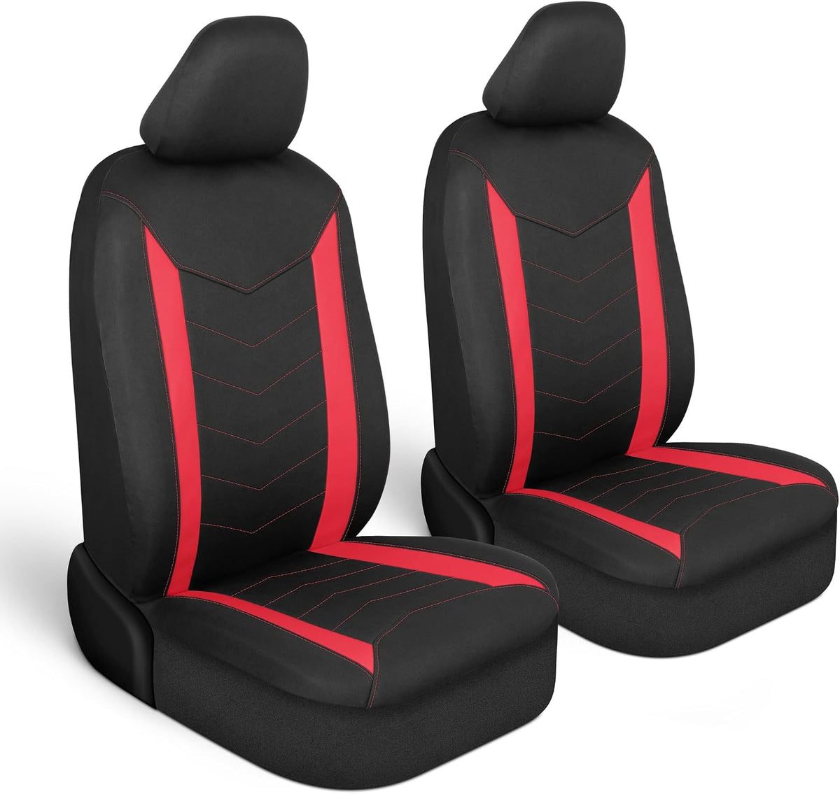 Motor Trend SpillGuard Waterproof Rear Split Bench Seat Covers for Trucks Rear Seat Cover Only - Black Car Seat Covers, Back Seat Covers Only - Durable Neoprene Spill Resistant for Kids & Dogs