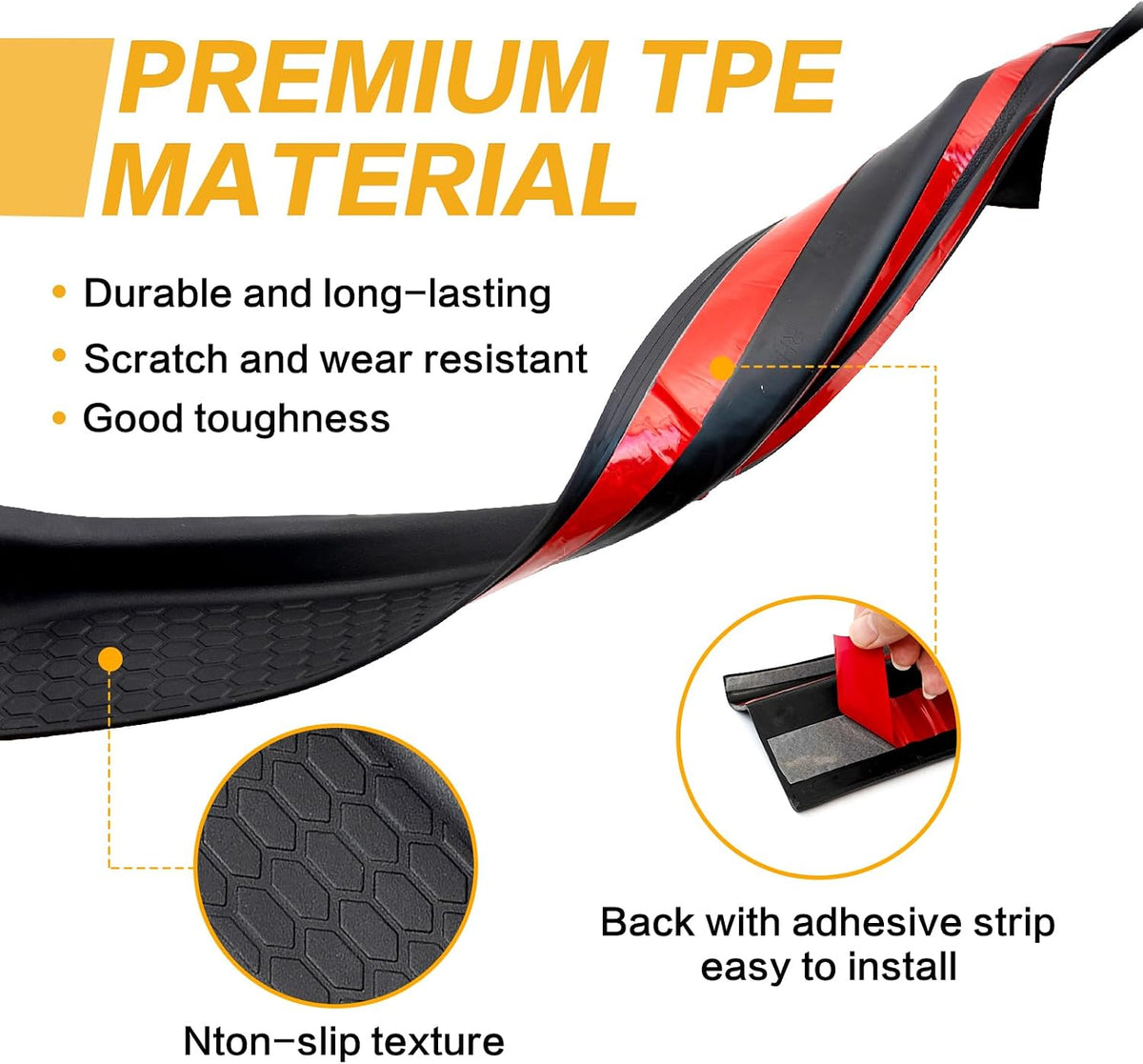 4PCS for Jeep Gladiator Door Sill Guards Kit for 2018-2026 Jeep Wrangler Accessories Door Entry Guard Protector for 2020-2025 Jeep Gladiator JT Accessories Car Door Sill Protector for Jeep Wrangler JL