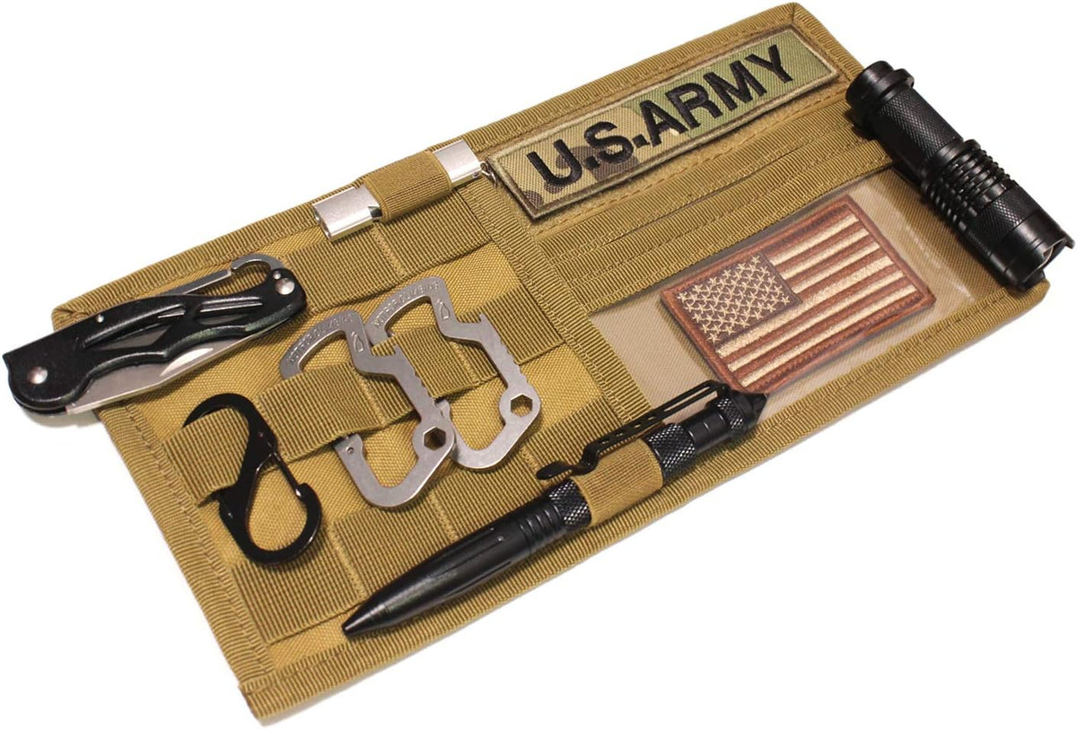 WYNEX Car Sun Visor Organizer MOLLE Panel Fit Most Cars