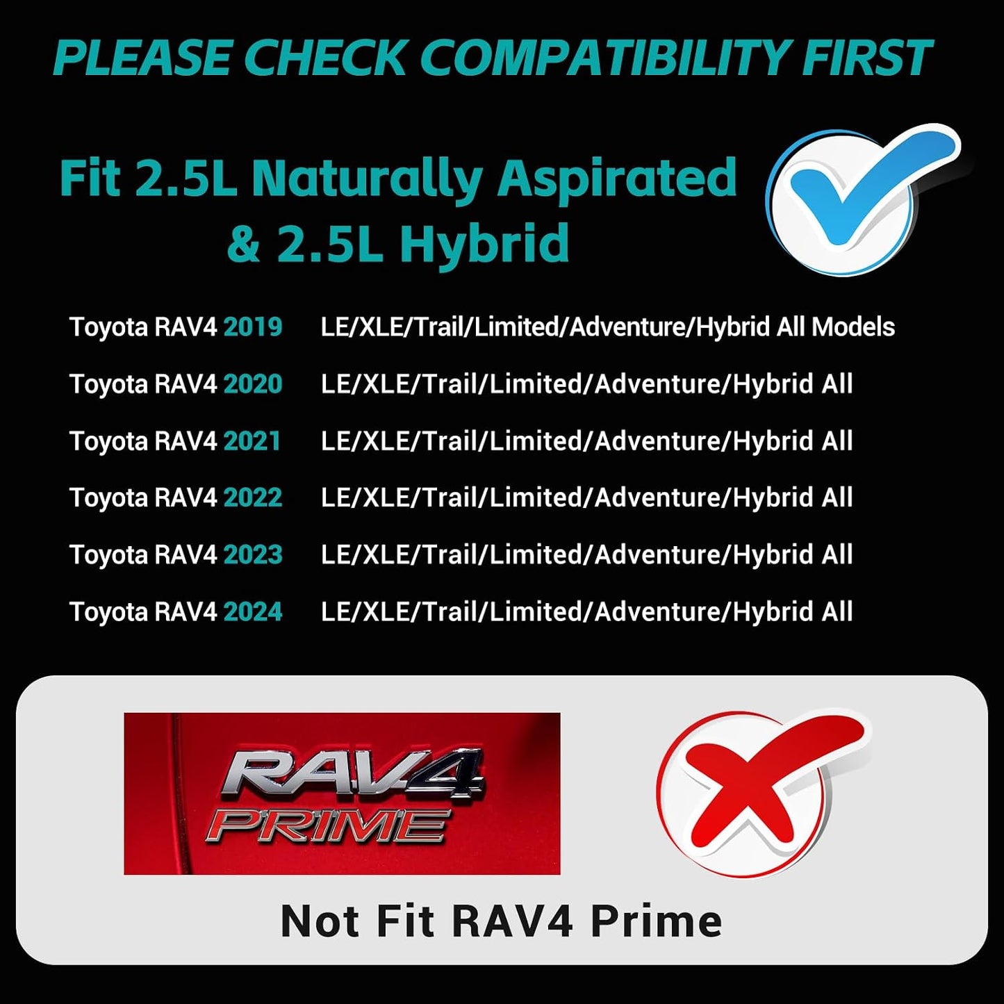 Hidden Trunk Organizer Tray Compatible with 2019-2025 Toyota RAV4 LE XLE XSE Hybrid (Not Prime), Hidden Toolbox Storage Box Fit for RAV4 Trunk Cargo Divider Accessories