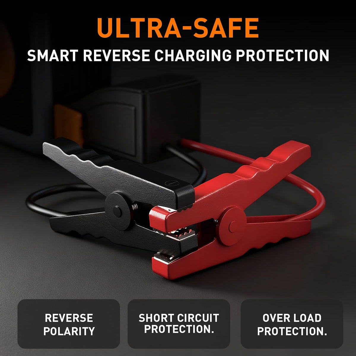 Jump Starter with Air Compressor, Real 1500A 150PSI Portable Car Battery Jump Starter (8L Gas 6L Diesel Engine) with 12000mAh 12V Jump Box Car Battery with Jumper Cables,Emergency LED Light