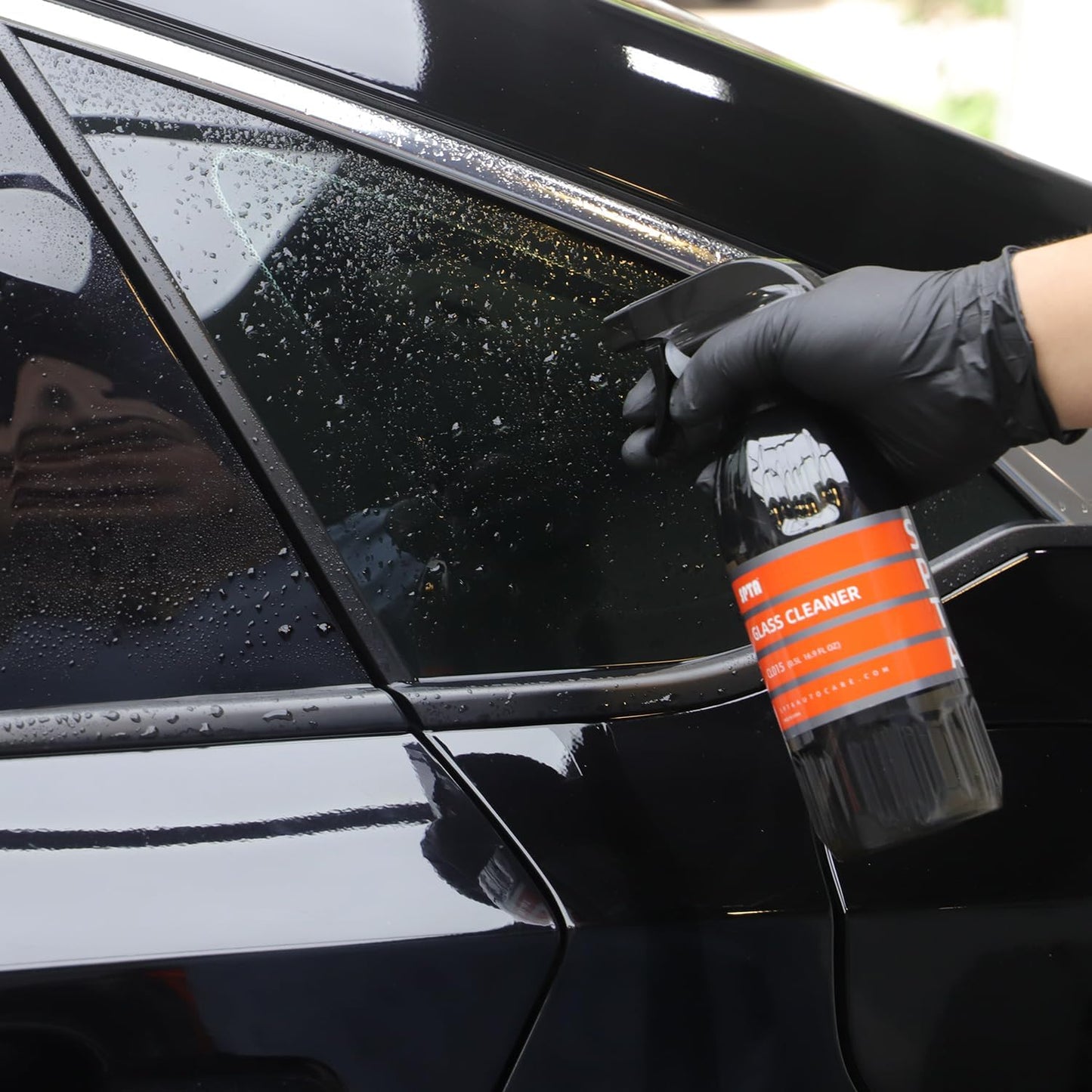 SPTA Glass Cleaner, 16oz 500ml Streak Free Glass and Window Cleaner - Works on Glass, Windows, Mirrors, and Screens, Ammonia-Free and Safe on Tinted Windows, for Cars,Trucks,SUVs, and Home Use -CL015