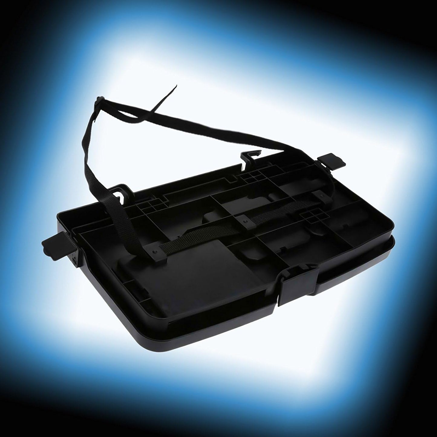 ZONETECH Multi-Functional Portable Foldable Car Backseat Tray Desk - Black Vehicle Table for Food, Meal, Snack, Laptop - Stay Organized When on The Go (1-Pack)