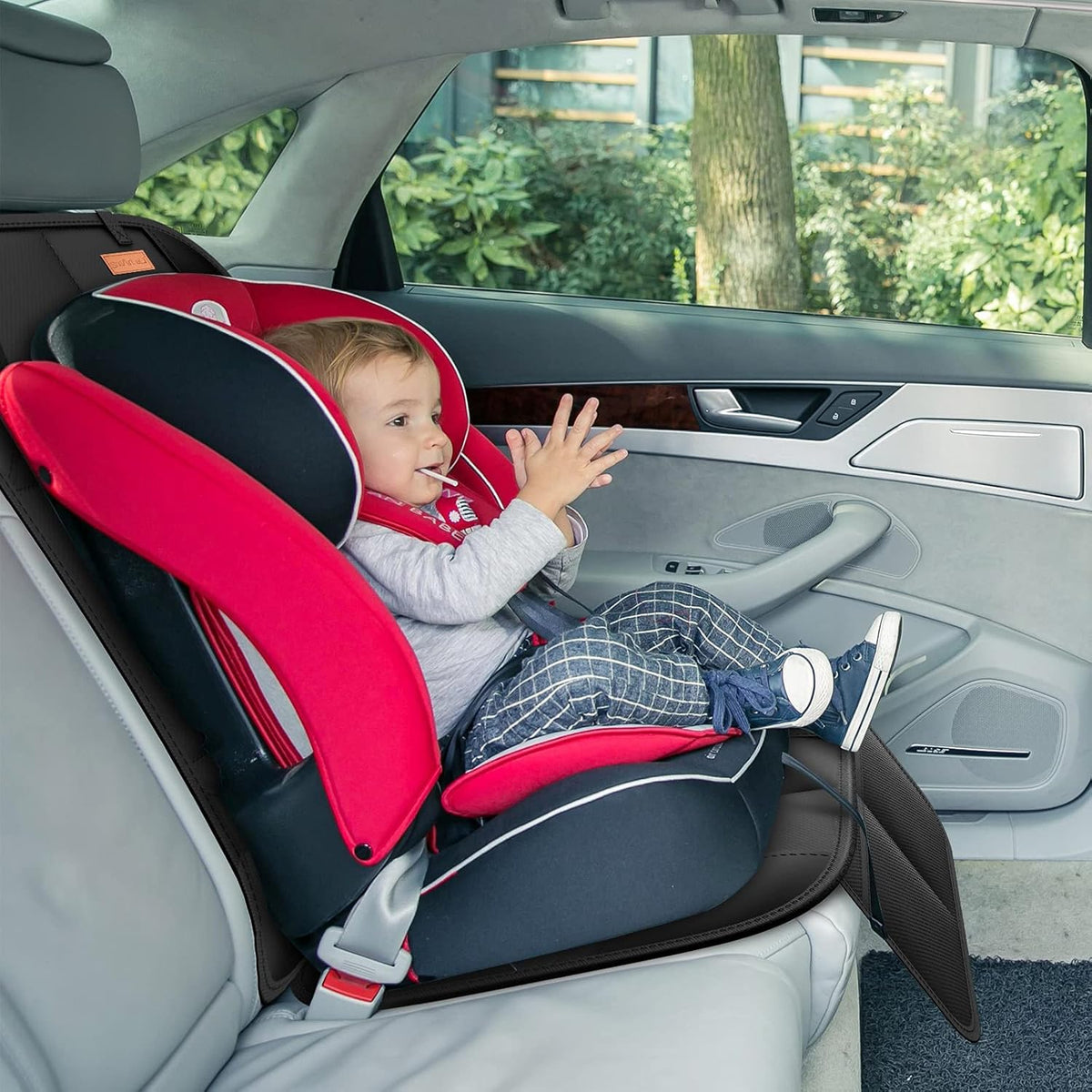 SMART ELF Car Seat Protector, Thickest Padding and Non-Slip Backing 2Pack