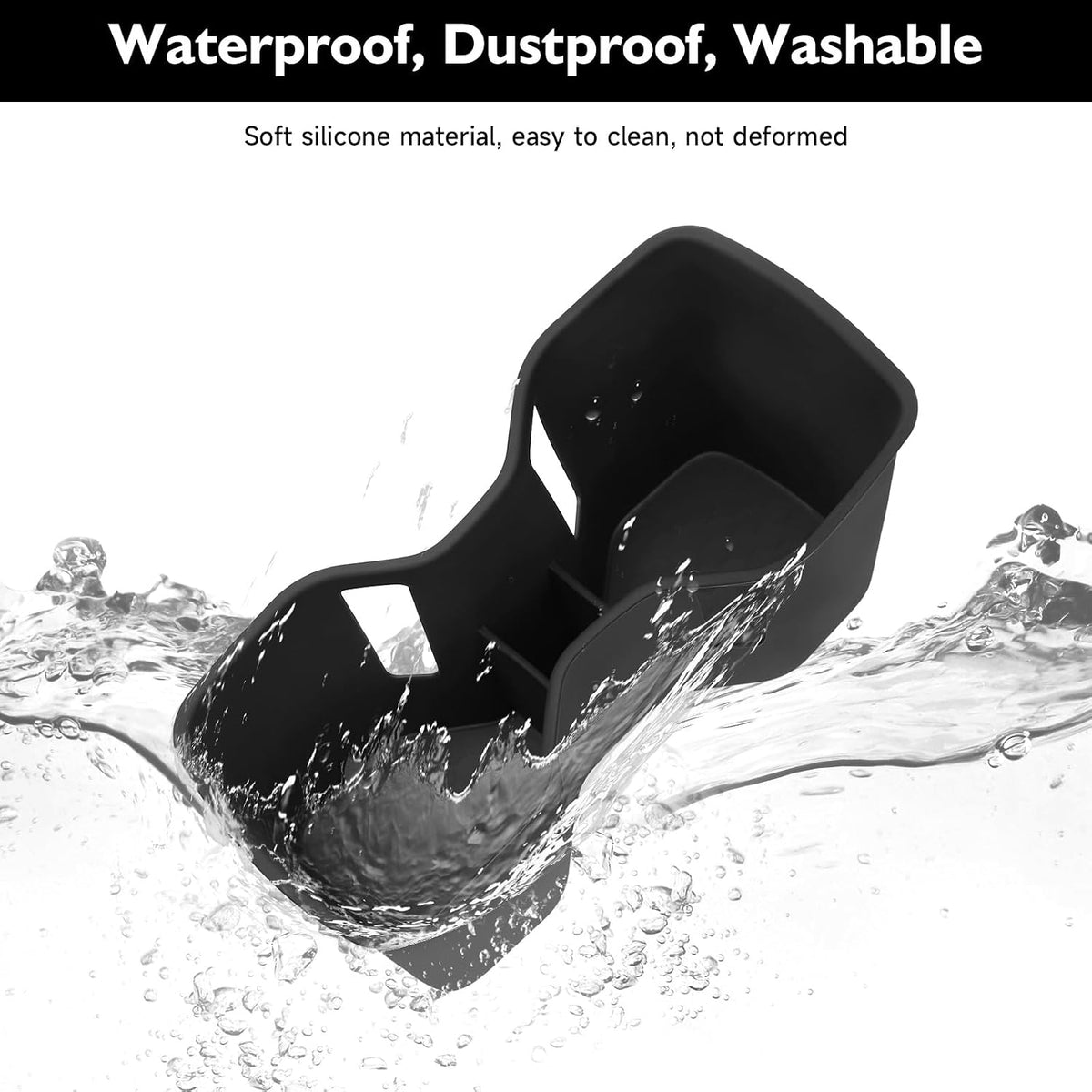 Center Console Cup Holder Insert for 2018-2022 Honda Accord Accessories Replace Accord Cup Holder Non-Slip Silicone