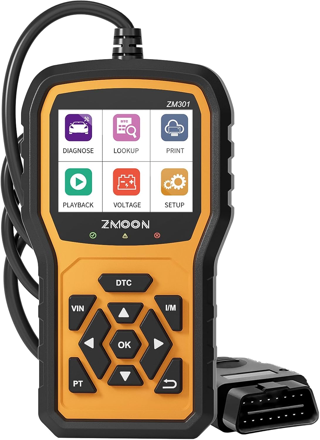 ZMOON ZM301 OBD2 Scanner Diagnostic Tool, Car Code Reader Scan Tools