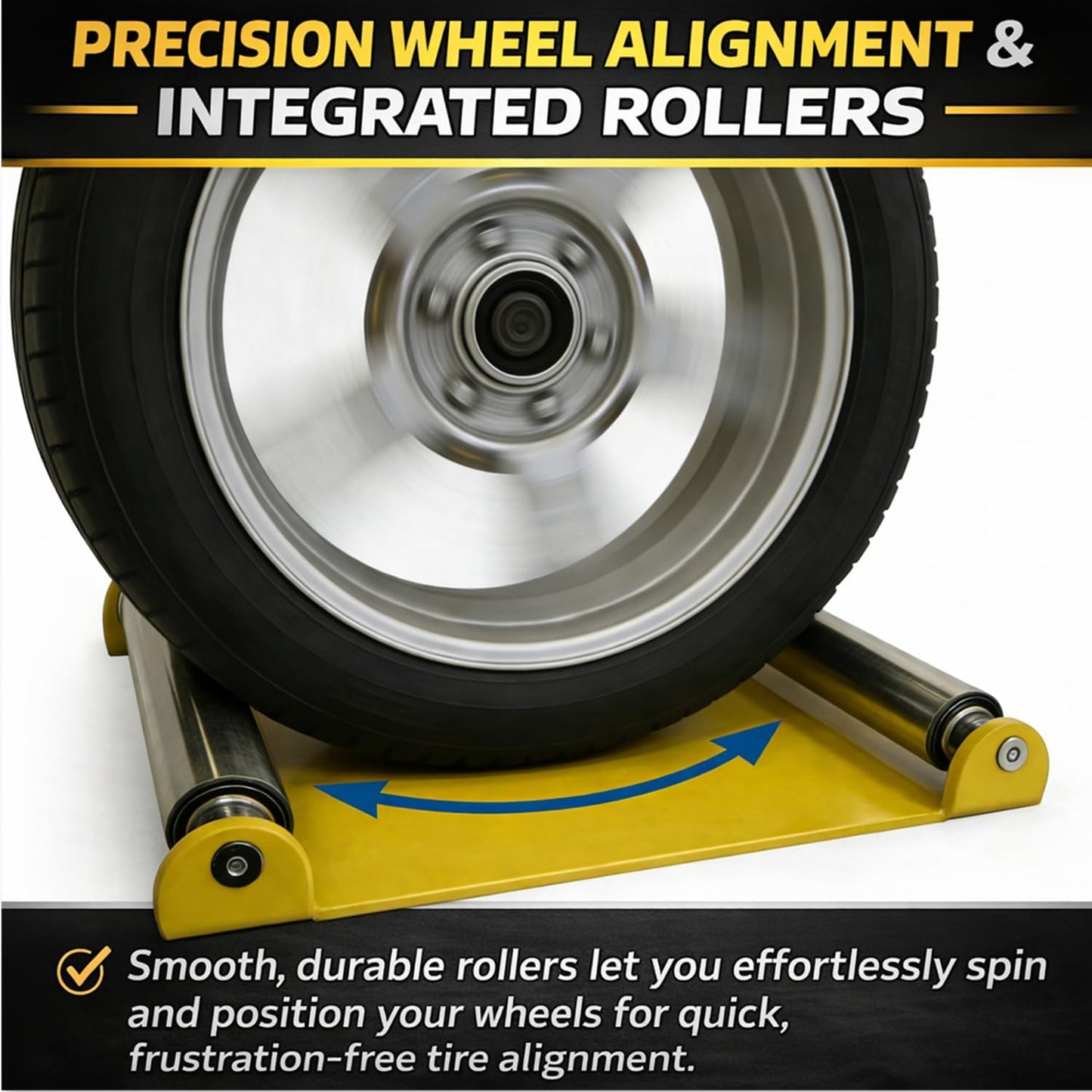 Portable Tire Lifting Tool & Jack with Retractable Handle