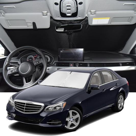 Windshield Sunshade for Mercedes E-Class Sedan 2010-2016 Sun Shade