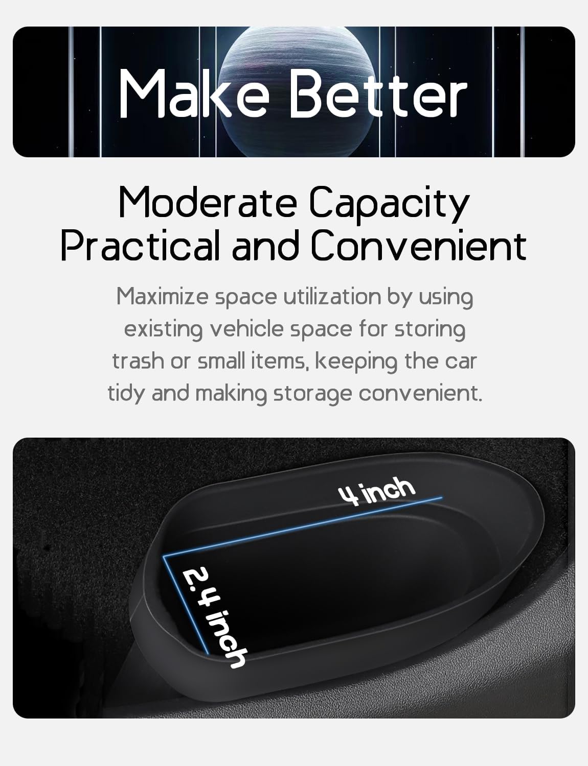 BMZX Car Trash Can Trash Bin, Accessories for Interior Mini Garbage Can, Car Door Trash Can,Multifunctional Organizers and Storage, Home and Office