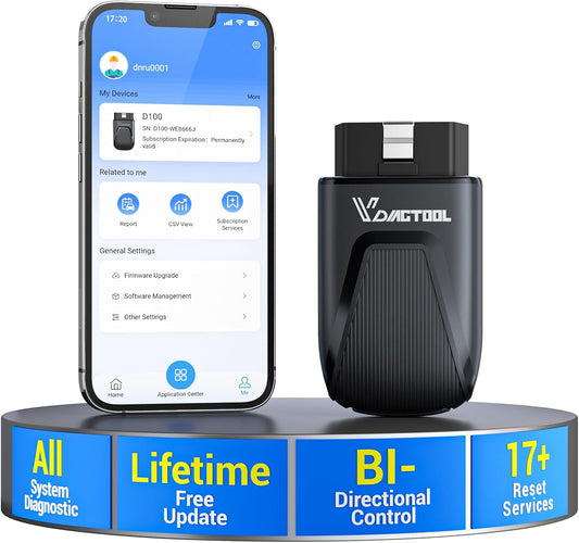 VDIAGTOOL D100 OBD2 Diagnostic Tool, Bidrectional Scan Tool, All System