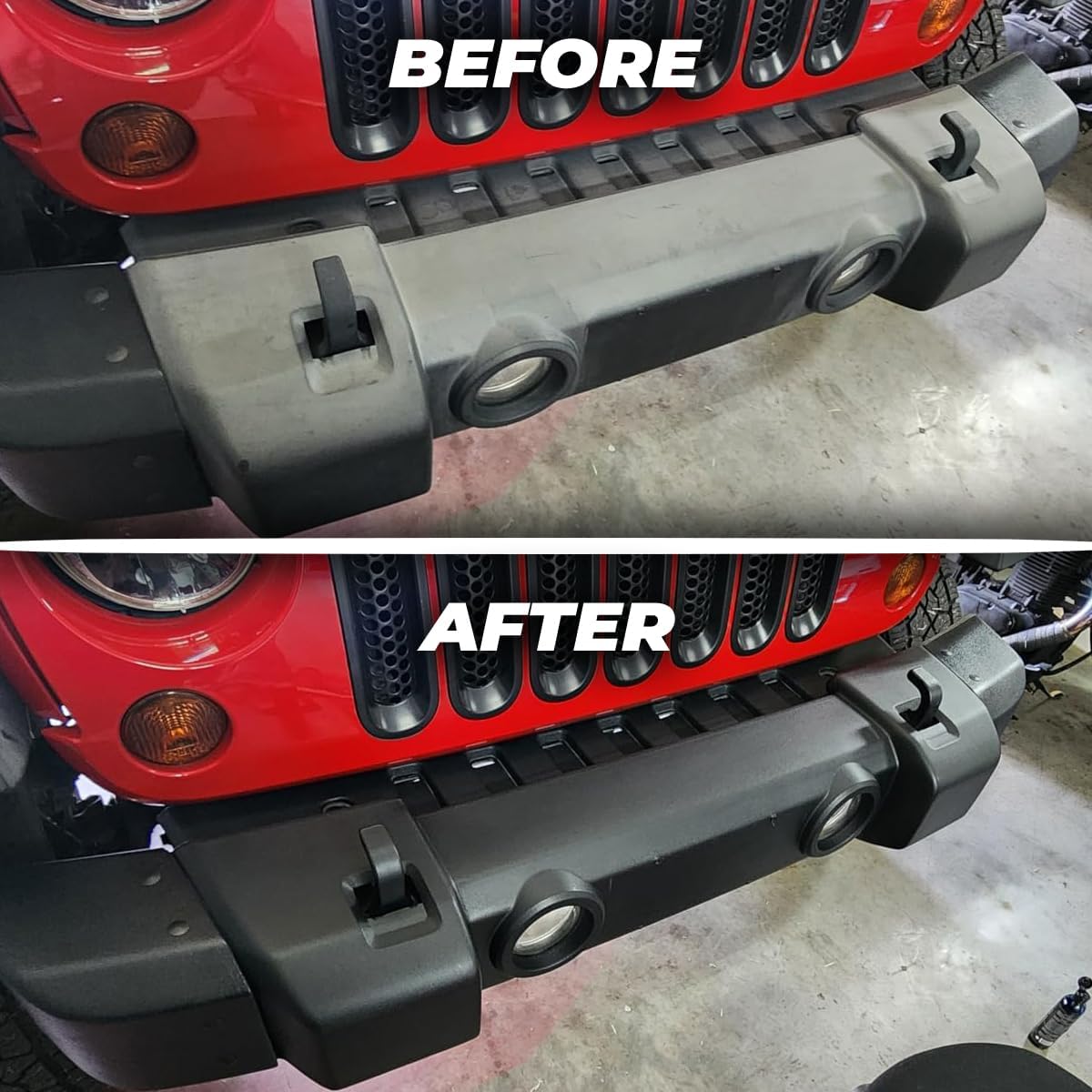 ExoForma Black Trim Restorer - Lasts 6+ Months, Dye Infused Waterproof Plastic Restorer for Cars - Perfect for Faded Bumpers, Trim & Vinyl on Jeeps, Truck Beds, Avalanches & ATVs | 4oz Kit