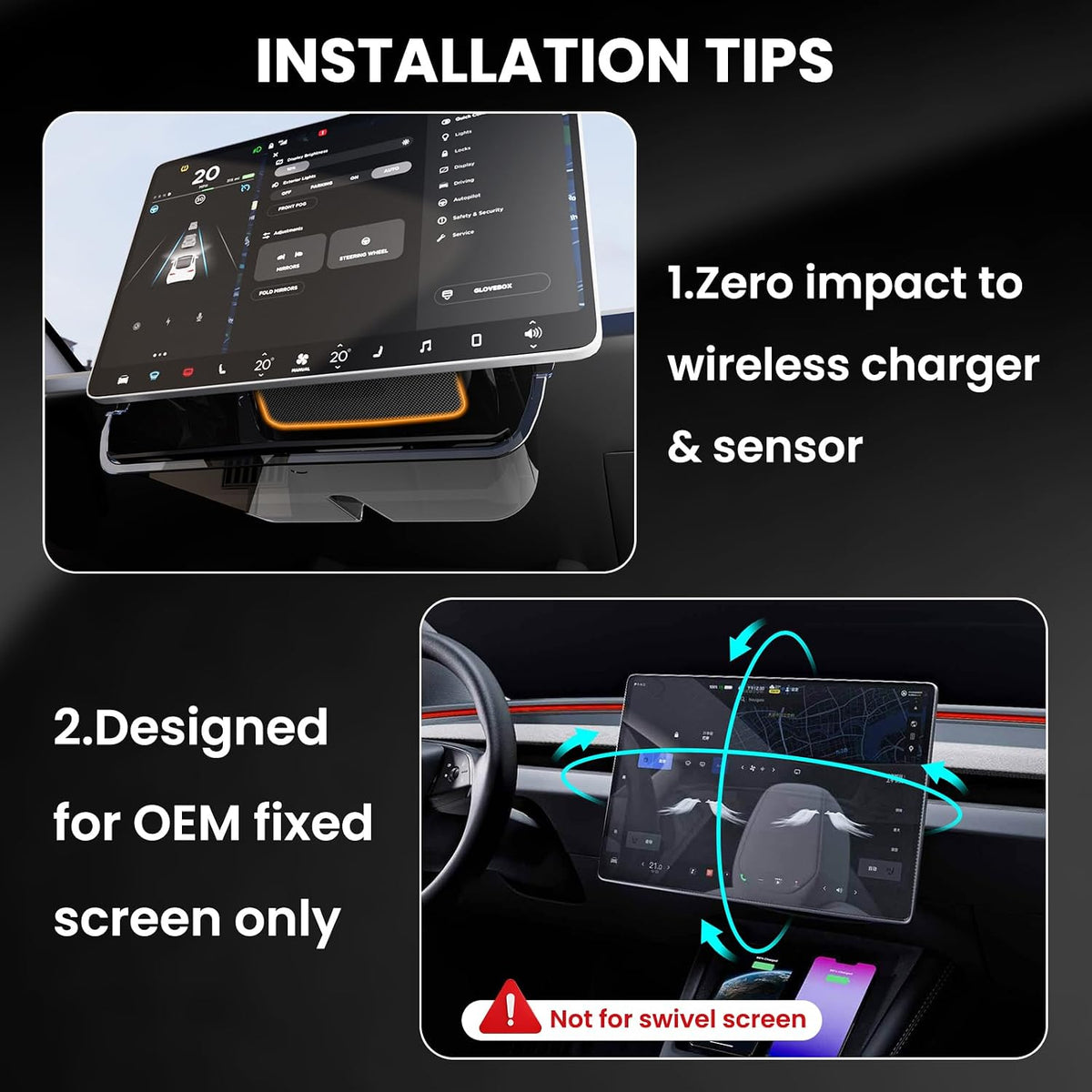 Under Screen Storage for Model Y/3 (Juniper/Highland)