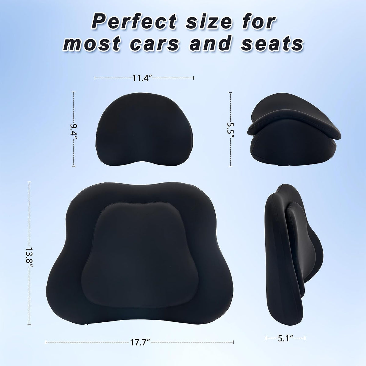 Neck Pillow Lumbar Support Pillow Set for Car,Truck,Chair