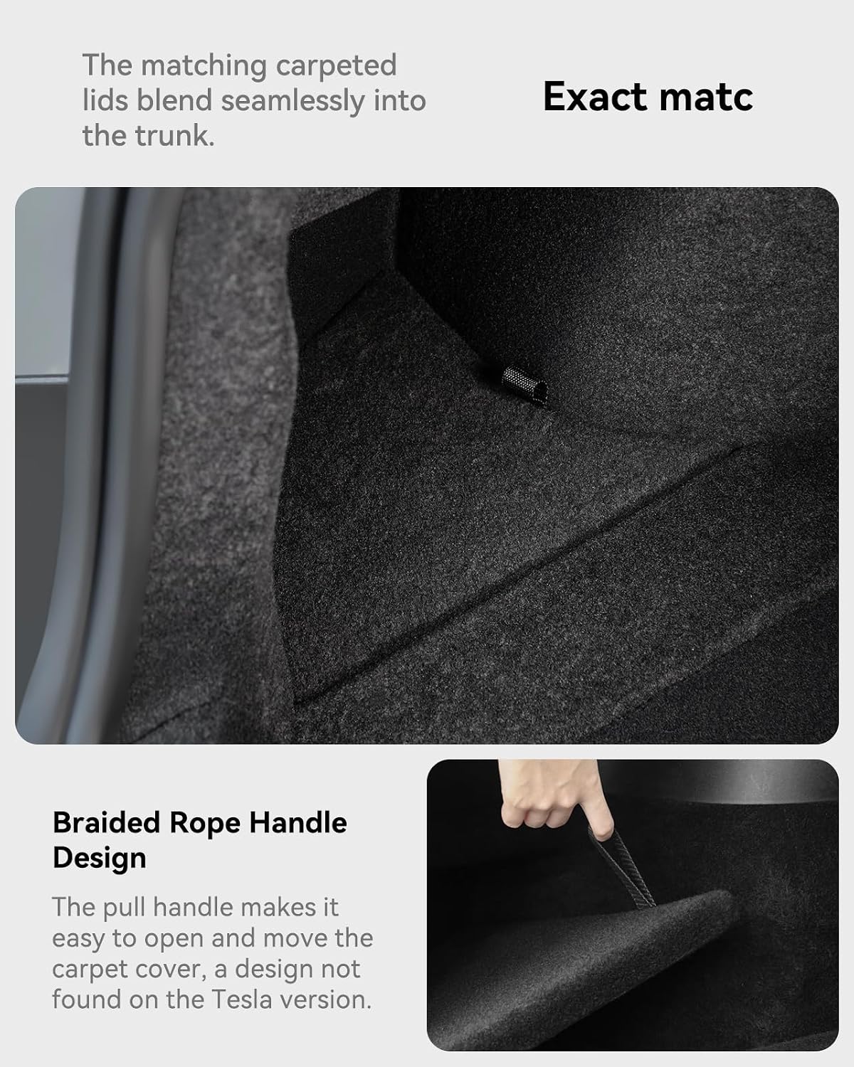 Trunk Organizer for 2024 2026 Tesla Model 3 Highland Accessories