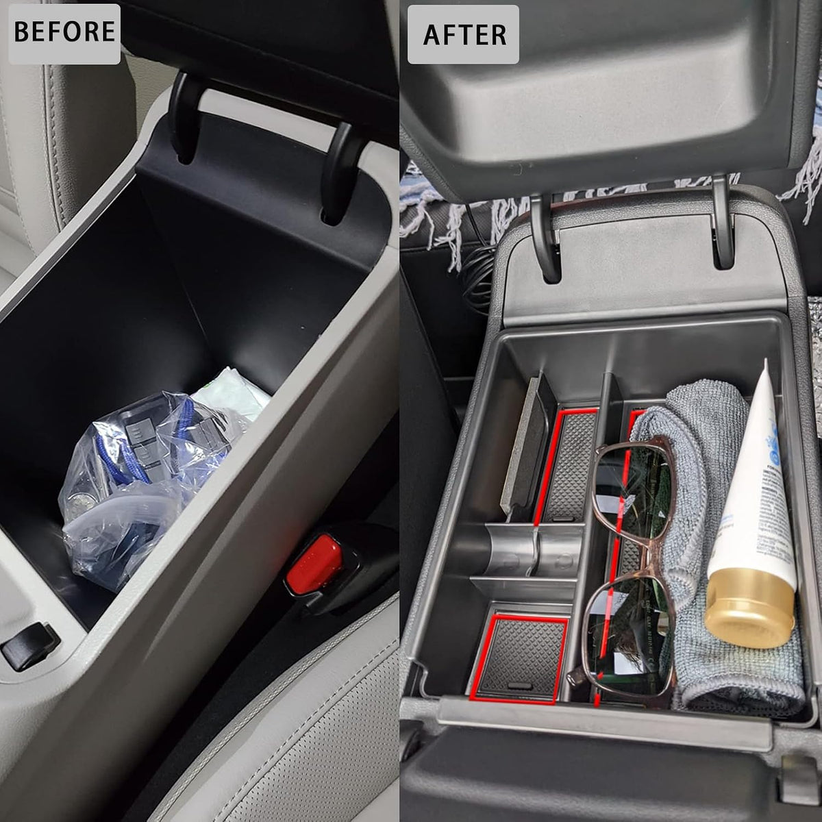 Center Console Organizer for 2022-2024 Hyundai Tucson& Santa Cruz 2022-2026