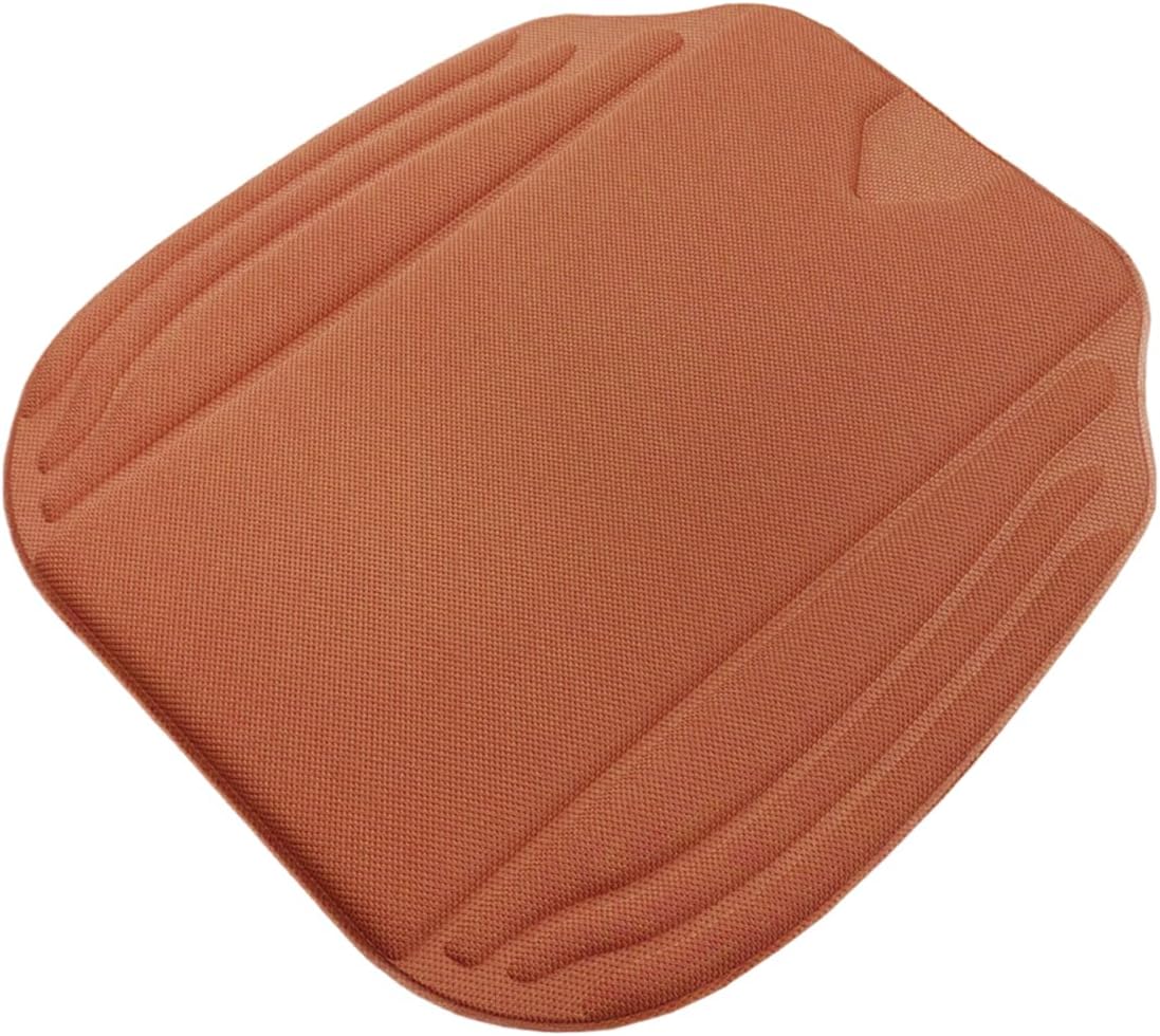 Car Seat Cushion Pad, Comfort Breathable Automotive Seat Protector with Non Slip Bottom, Universal Vehicle Interior Pressure Relief Mat for Car, Office, Home (Black)