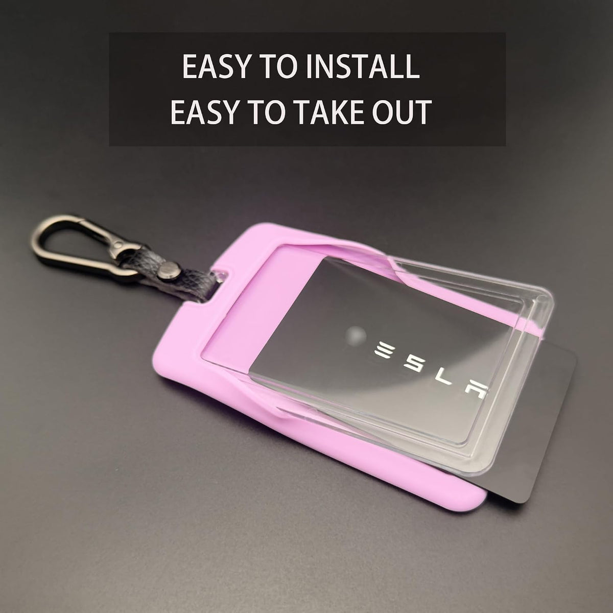Key Card Holder Case for Tesla Model Y Model 3 Cybertruck and Rivian