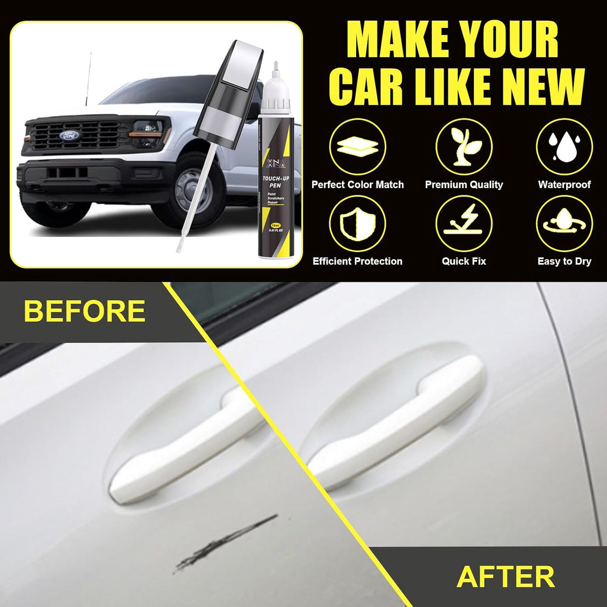 XNA Eruption Green Metallic(FA/M7476) for Ford Touch Up Paint