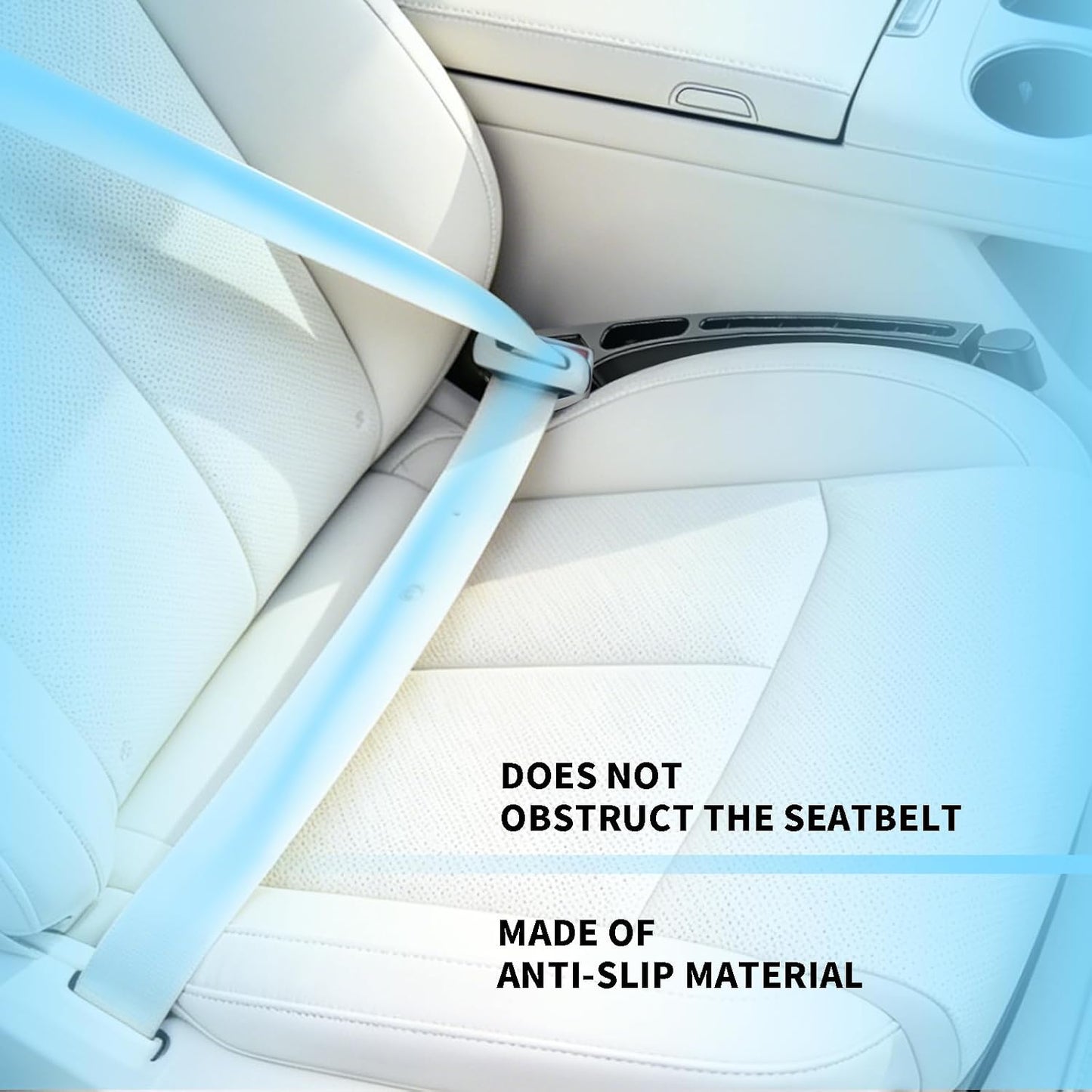 Car Seat Gap Filler 2PCS, Storage Organizer Prevents Items from Falling