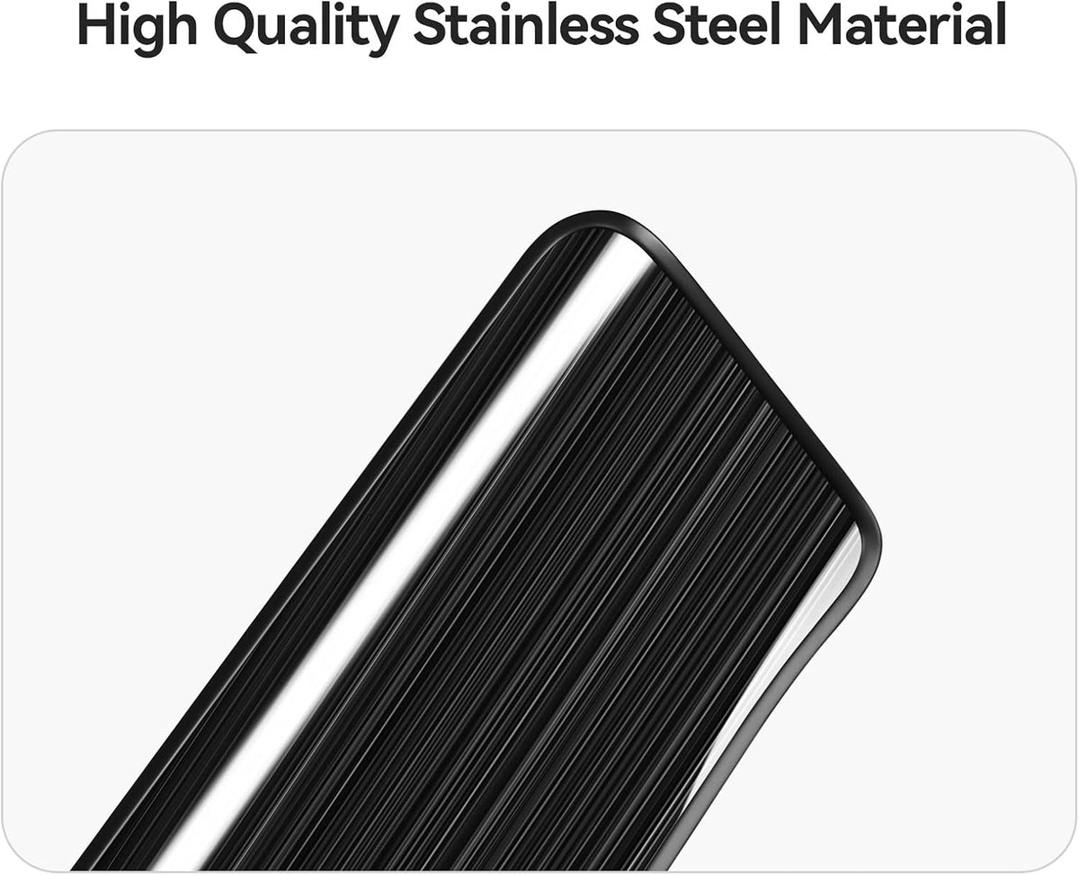 4 Pcs Door Sill Protector for Honda Accord 2018-2025 2026 Hybrid (Include HEV) Accessories 11th Gen Stainless Steel Door Car Pedal Kick Protection (Black Brushed)