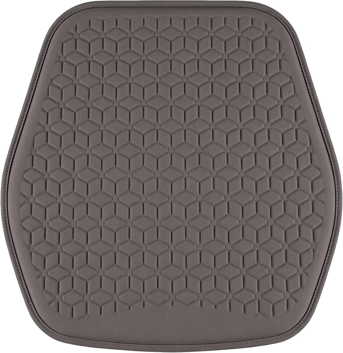 Thin Gel Car Seat Cushion, Non-Slip & Comfortable Automotive Front Seats Cushion Pad for Driver, Breathable Vehicle Interior Mat Cover Accessories (Coffee)