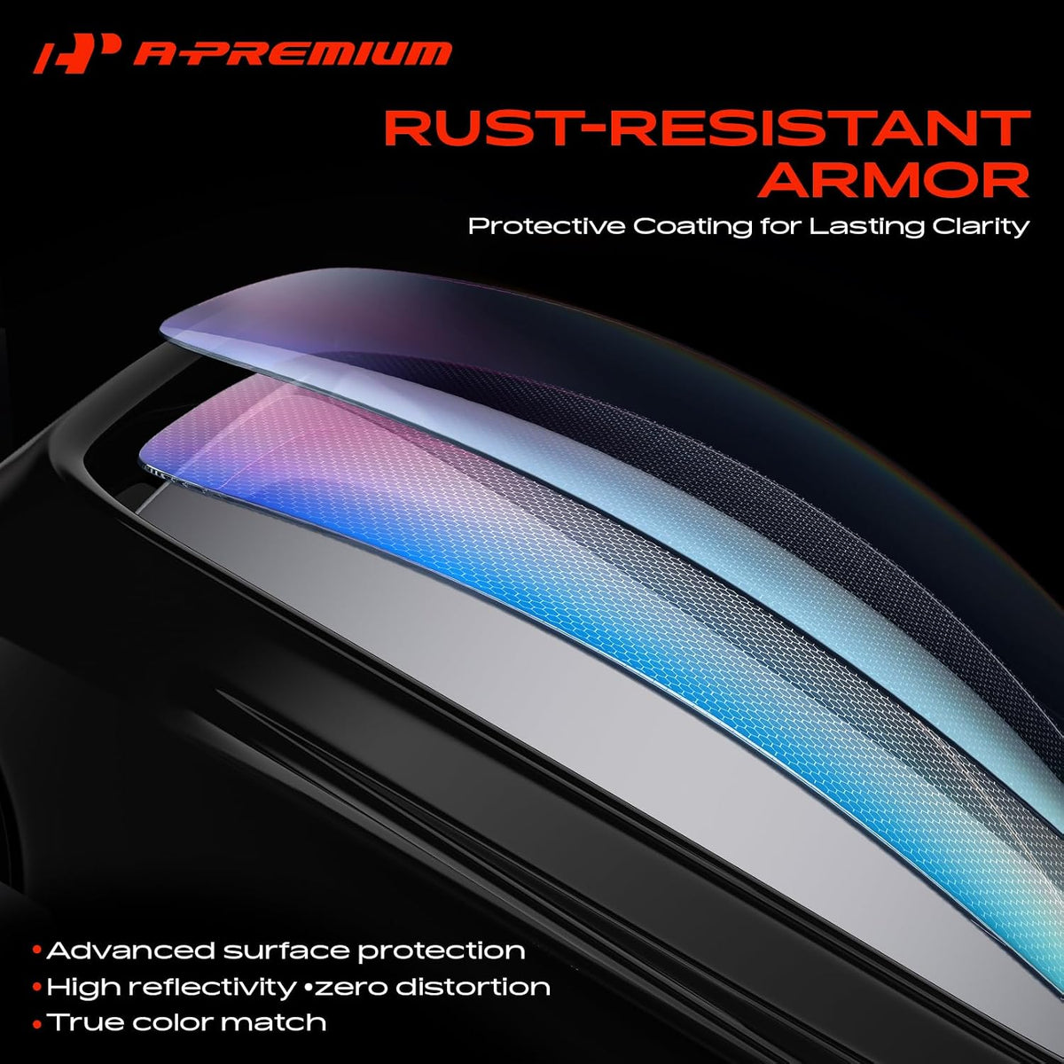 A-Premium Driver Side Power Door Mirror Compatible with Jeep