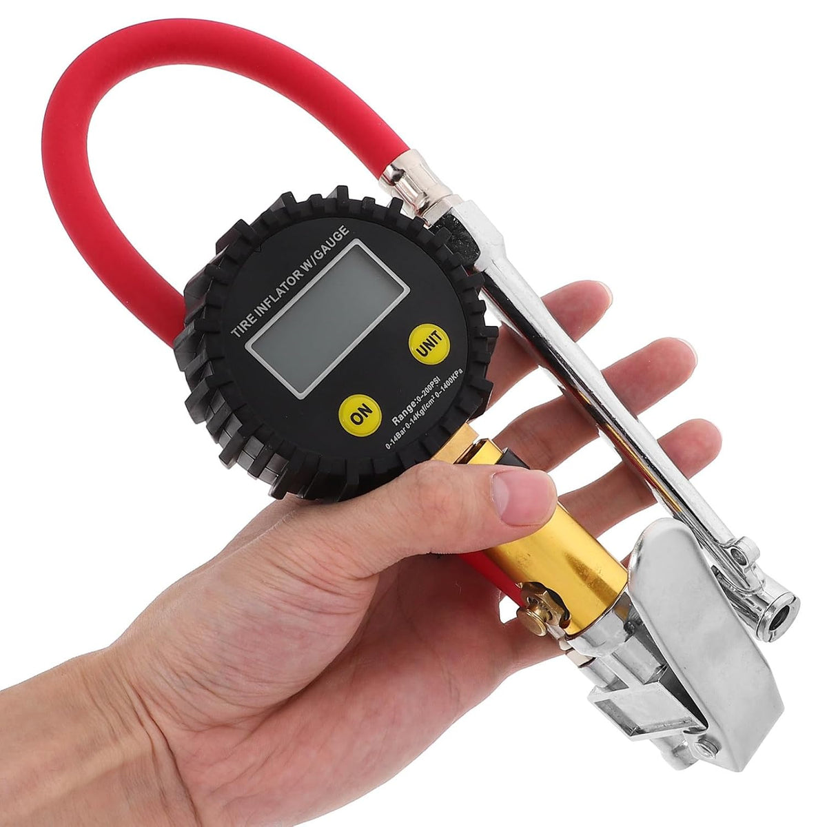Digital Tire Air Pressure Gauge 0 to 200 Psi for Drivers
