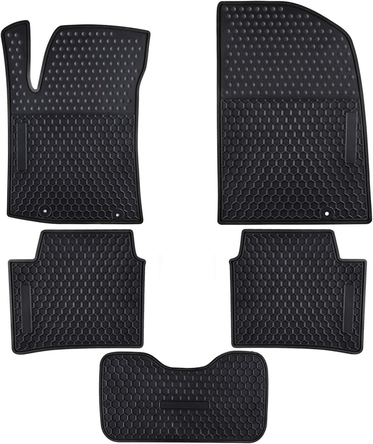 Car Floor Mats Custom Fit for Nissan Altima 2018 2017 2016 2015 2014 2013 Odorless Washable Rubber Heavy Duty All Weather Protection Car Floor Liner-Black