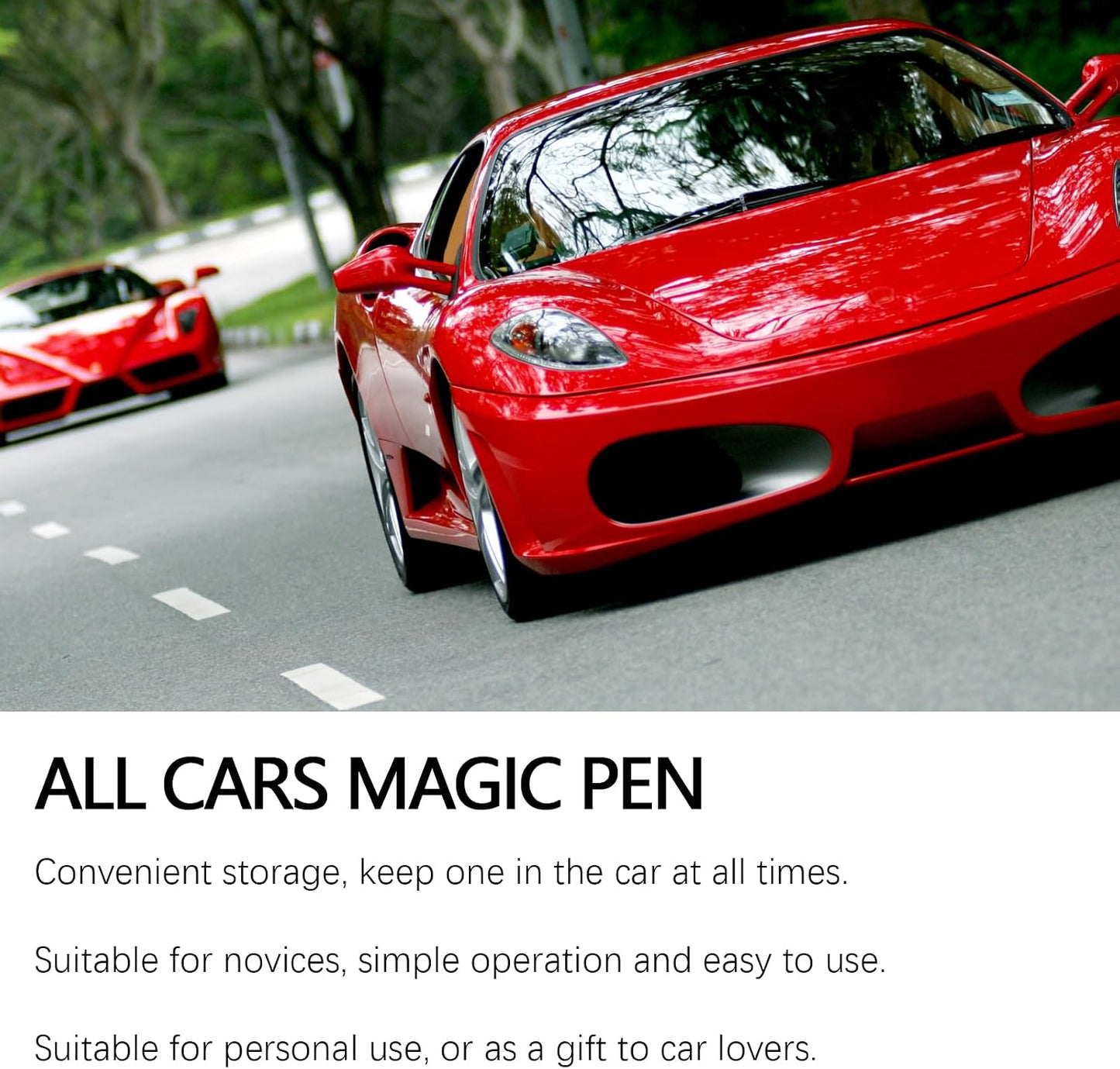 All Car Magic Scratch Repair Pen - Quick & Easy Touch-Up Solution for Minor Scratches, Weather-Resistant and Universal Fit for All Car Models (3pc)