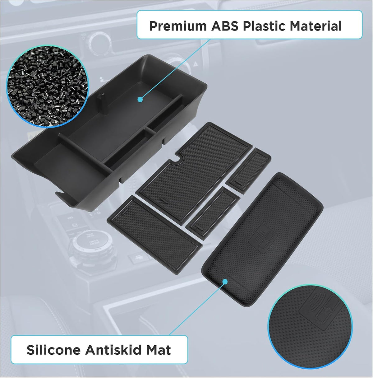Center Console Organizer Set for 2025-2026 Toyota Camry