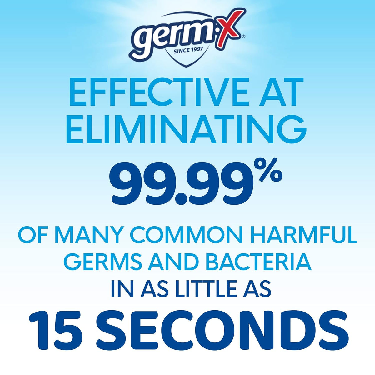 Germ-X Original Hand Sanitizer, 8 Fl Oz (Pack of 12), Less Drying Moisturizing Gel with Vitamin E, No Rinse Formula, Pump Bottle