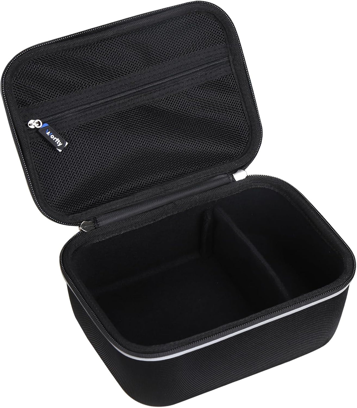 Case for Saker Handheld Car Vacuum Portable Cordless17000PA Mini Vacuums Foldable with Pocket for Accessories - Hard Protective Travel Carrying Storage Organizer Bag (Black)
