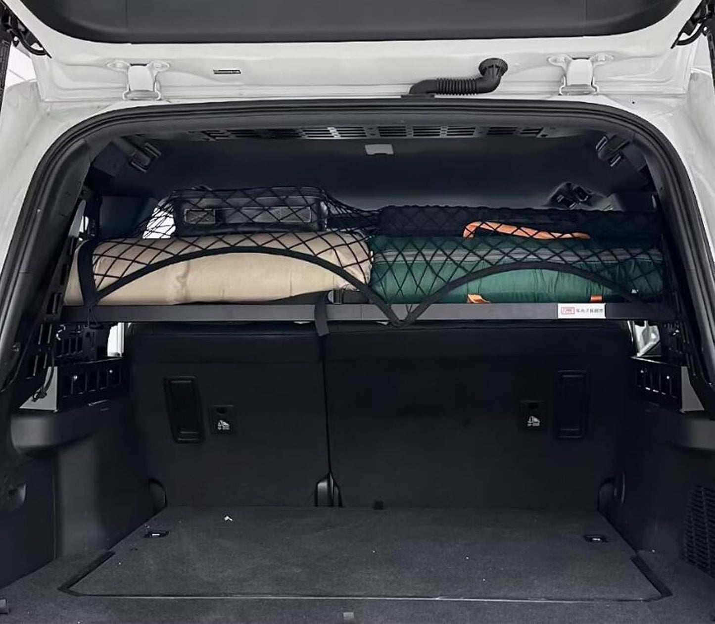 CTH for Toyota Land Cruiser 2024 2025 2026 Car Modification MOLLE Panel Trunk Organizer Cargo Storage Luggage Hanging Bracket Holder Shelf Accessories (Side + Middle Shelf)