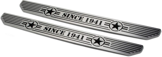 DV8 Door Sill Plates for 2018-2026 Wrangler JL and 2020-2026 Gladiator JT