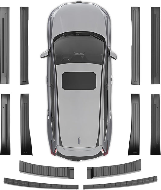 12PCS Door Sill Protector & Rear Bumper Guard for 2023-2026 Honda CR-V