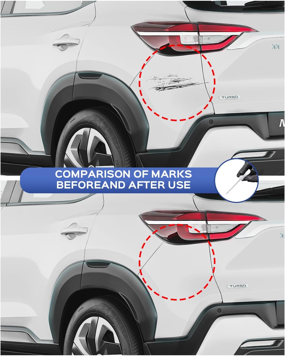 K23 Brilliant Silver Metallic Touch Up Paint Compatible with Nissan Exact Match Chips and Nicks Touch Up