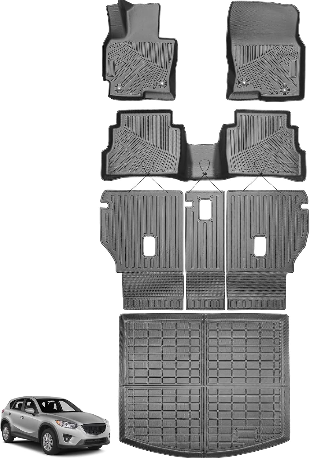 Floor Mats for Mazda CX5 2013 2014 2015 2016, CX-5 Floor Mats