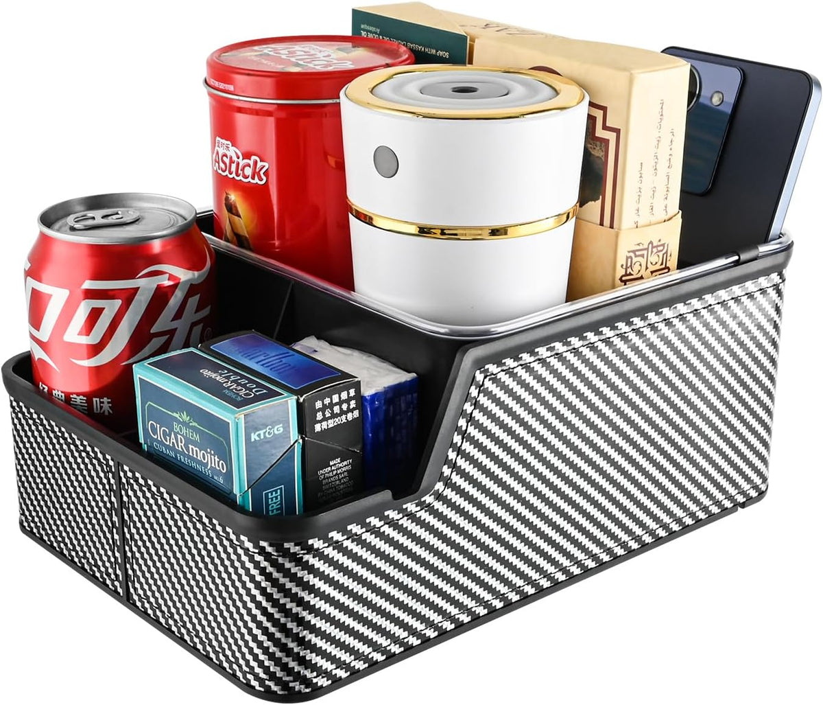 Car Seat Organizer with Compartment,Small Caddy for Car
