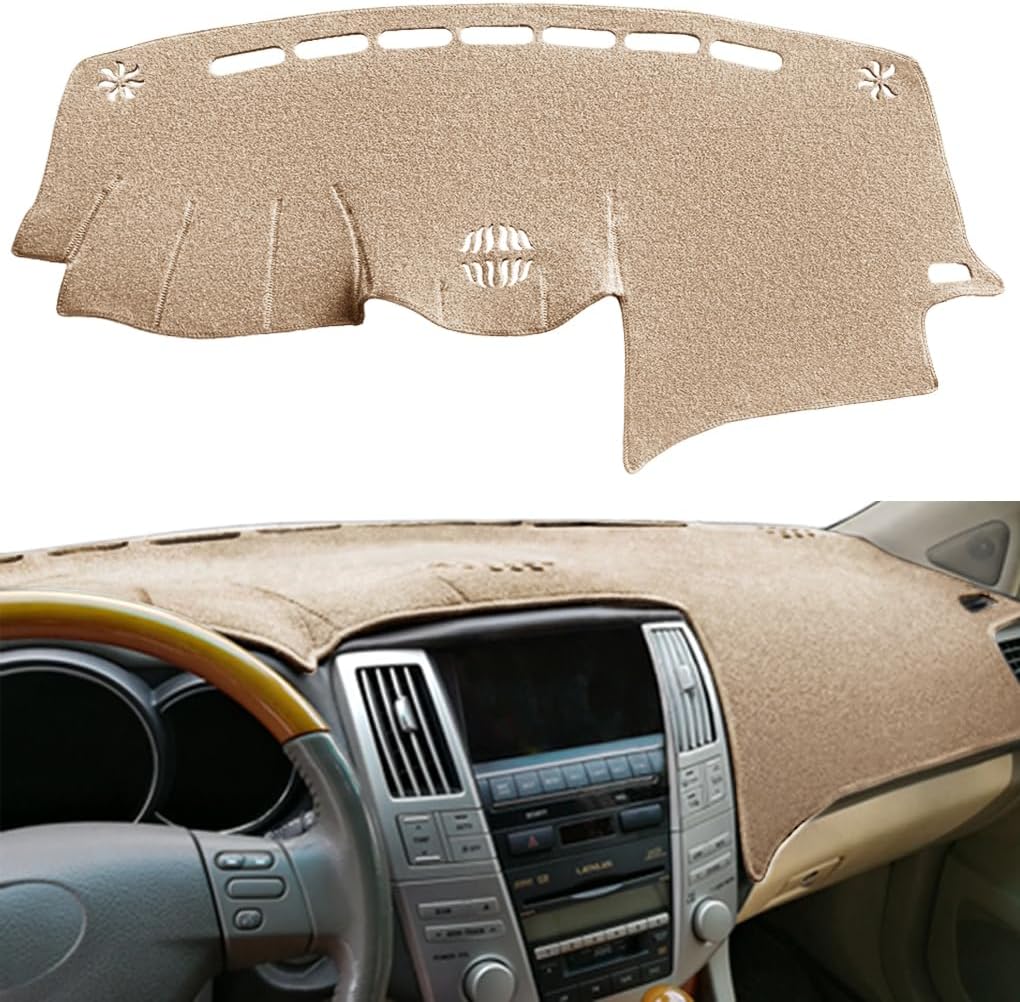 Dash Cover Mat for Lexus RX330 RX350 RX400h (Beige) F82
