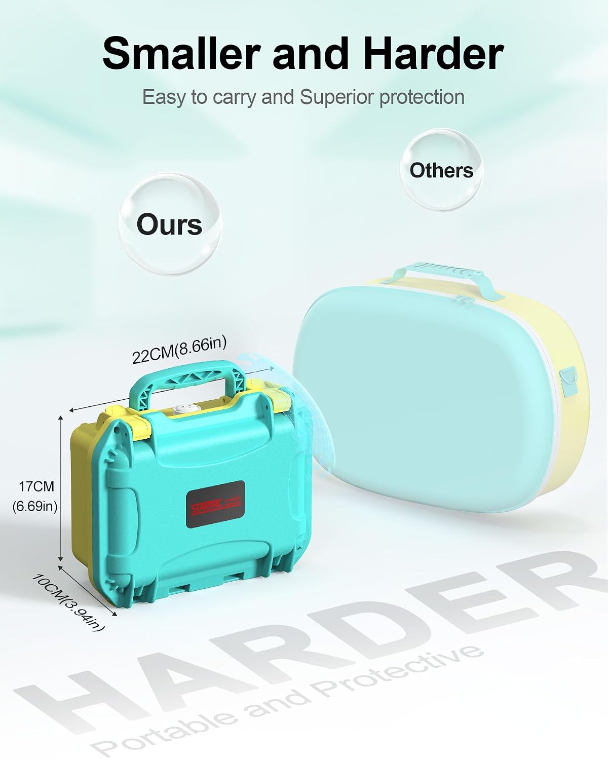 STARTRC GAMES Hard Carrying Case for Nex Playground Game System, Travel Bag with Soft Lining for Nex Playground Console, Power Adapter, HDMI Cable, Remote, Camera Privacy Cover and Other Accessories