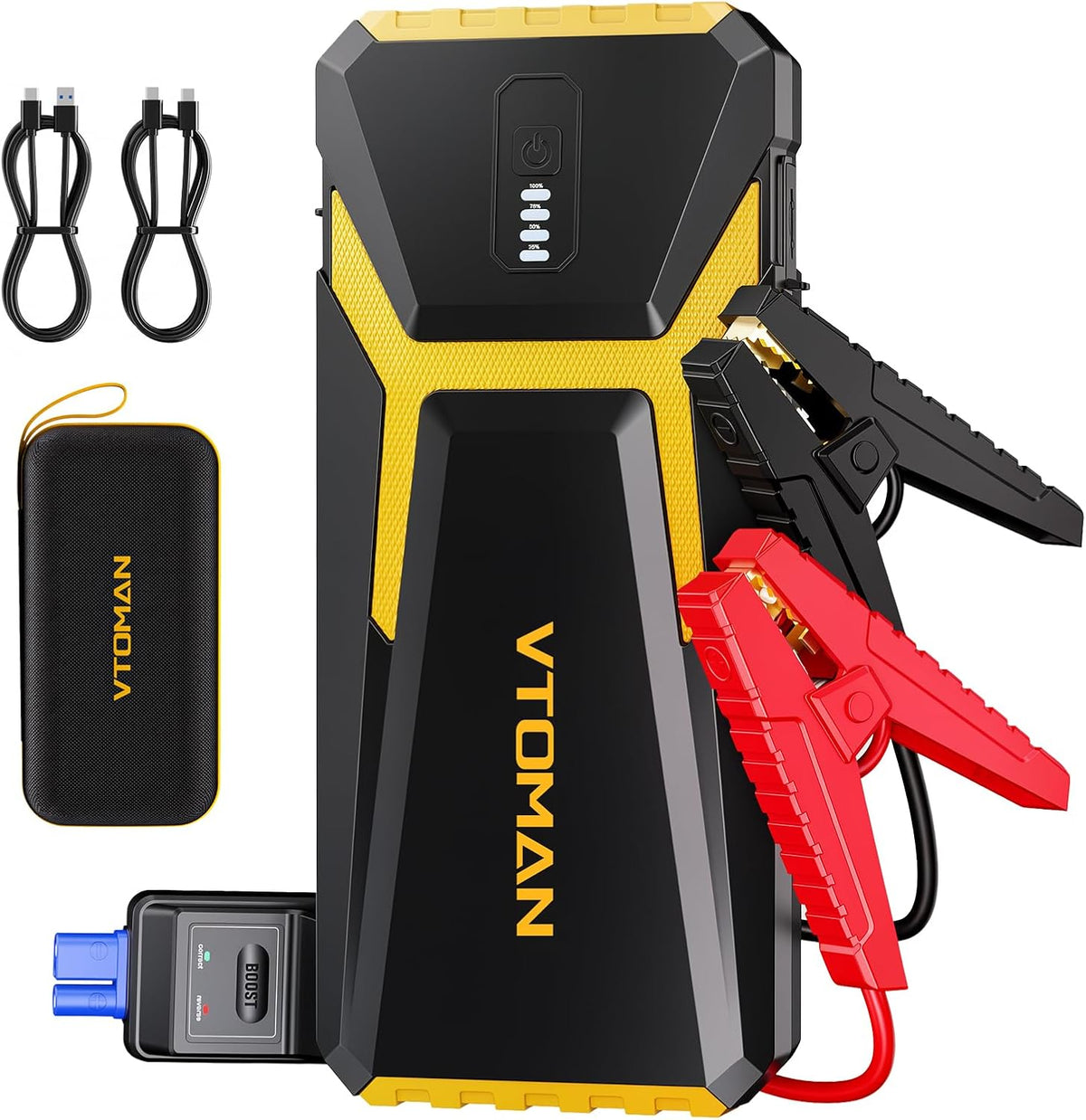 VTOMAN V10 Pro 4500A Jump Starter,Portable Car Starter 12V Lithium Jump Box