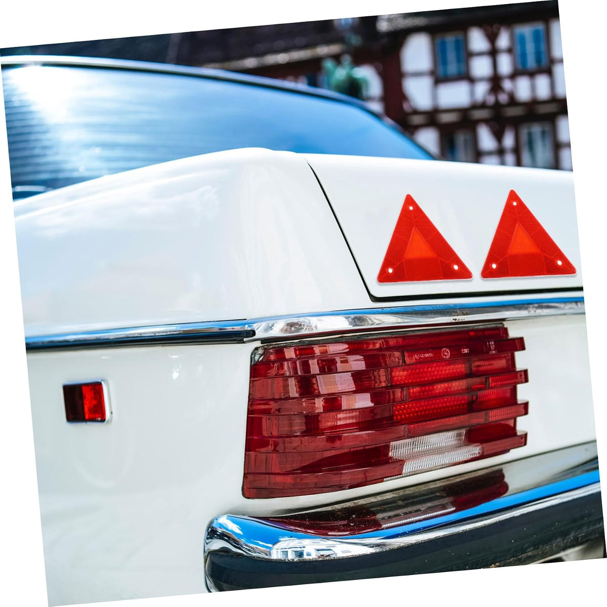 10pcs Triangle Warning Sign Reflectors for Car and Truck Safety