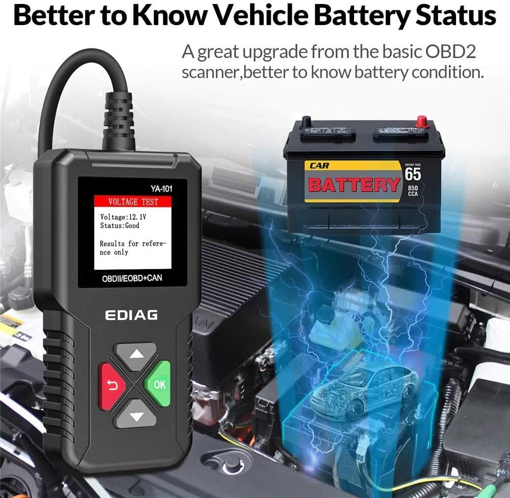 KINGBOLEN Full OBD2 Scanner Code Reader Engine Diagnostic Tool