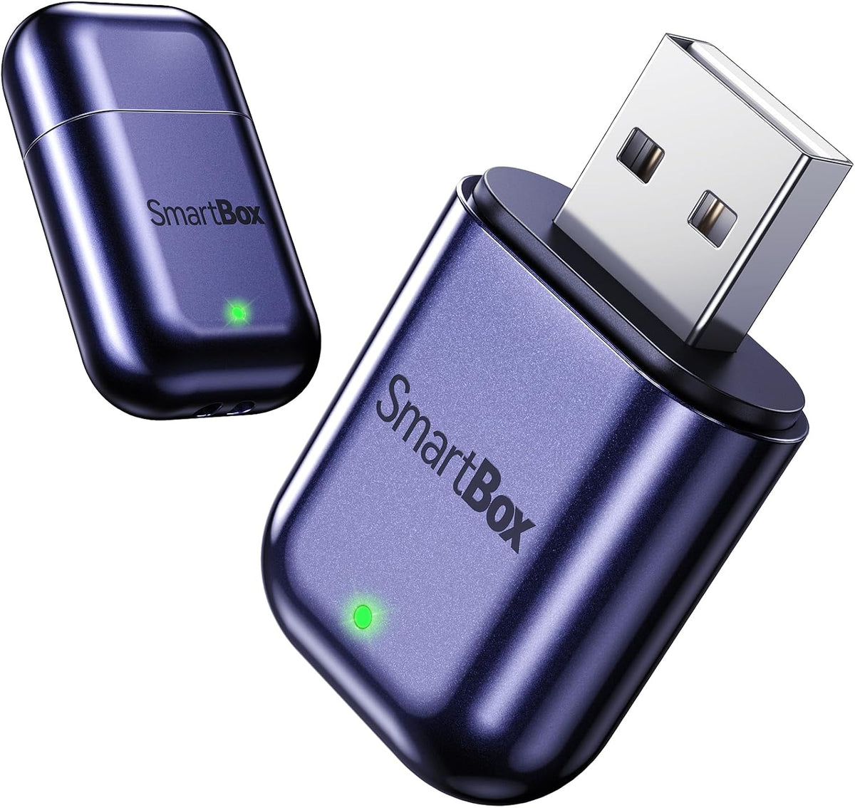 Burnt Sugar Wireless CarPlay Adapter for iPhone, Ultra-Mini USB Adapter for Apple CarPlay Convert Wired to Wireless, Stable Low-Lag Connection Plug & Play for iOS 10+ & Cars from 2016+ (Purple)