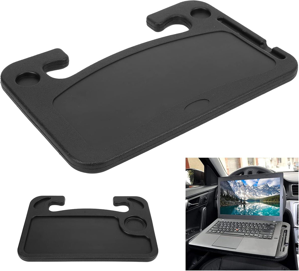 Car Steering Wheel Desk, Car Steering Tablet Holder, Steering Wheel Tray Suitable for Writing and Office