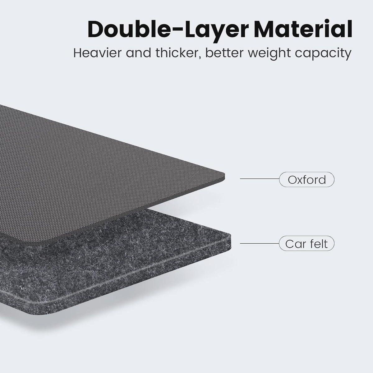 Viaviat Car Seat Protector Large Kick Mat 2 Pack Durable Water Resistant Auto Seat Back Covers with 2 Mesh Pockets Protection Against Dust Mud Scratches (Dark Gray, 2-Pack)